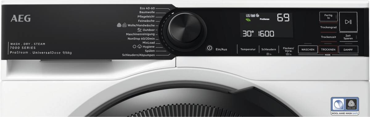 AEG LAVAMAT LWR796EP1ECO Weiß Waschtrockner Produktbild 2