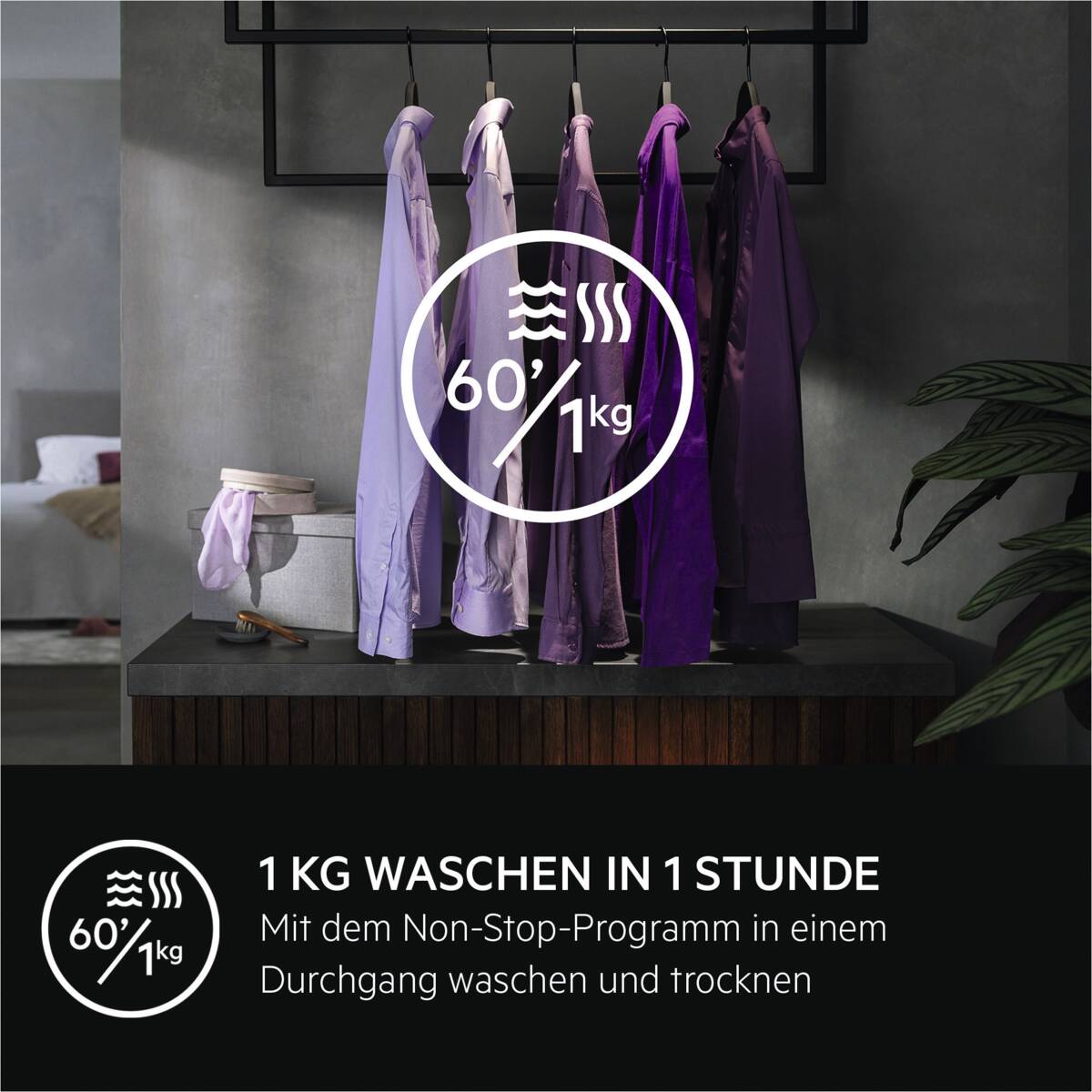AEG LAVAMAT LWR796EP1ECO Weiß Waschtrockner Produktbild 3