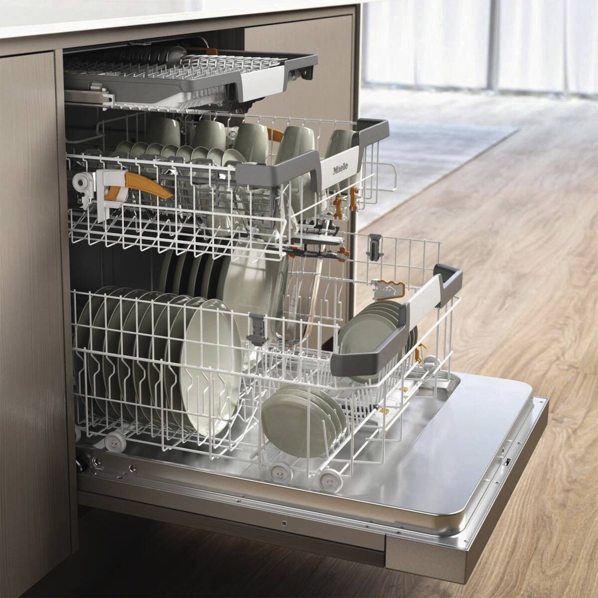 Miele G 7210 SCi Edelstahl Geschirrspüler Produktbild 3