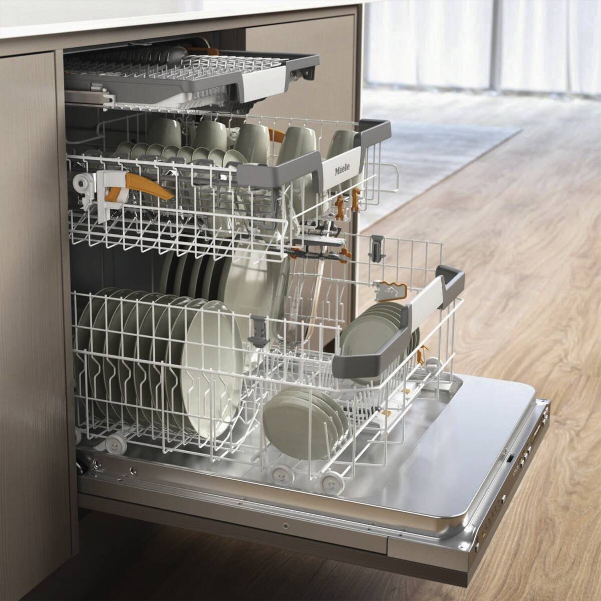 Miele G 7260 SCVi Edelstahl Geschirrspüler Produktbild 3