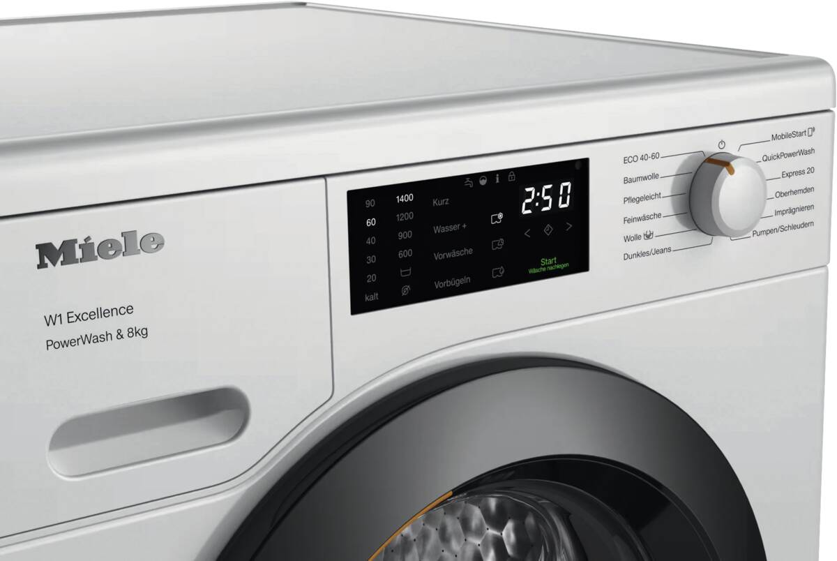 Miele WEB 365 WPS Waschmaschine Lotosweiß Produktbild 3