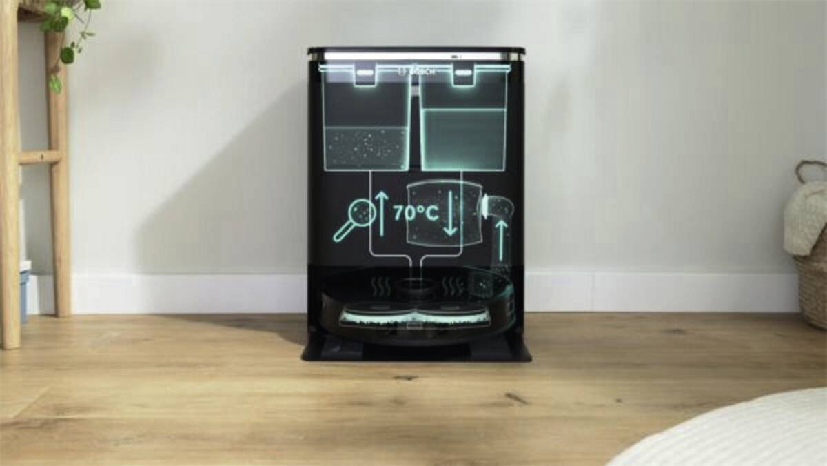Bosch BCRDW3BAB Select Line Schwarz Saugroboter Produktbild 2