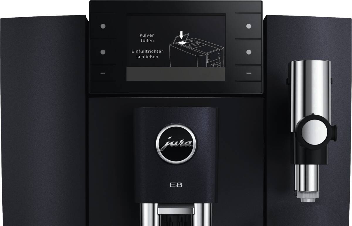 JURA E8 (ED) Cosmic Black Kaffeevollautomat Produktbild 4