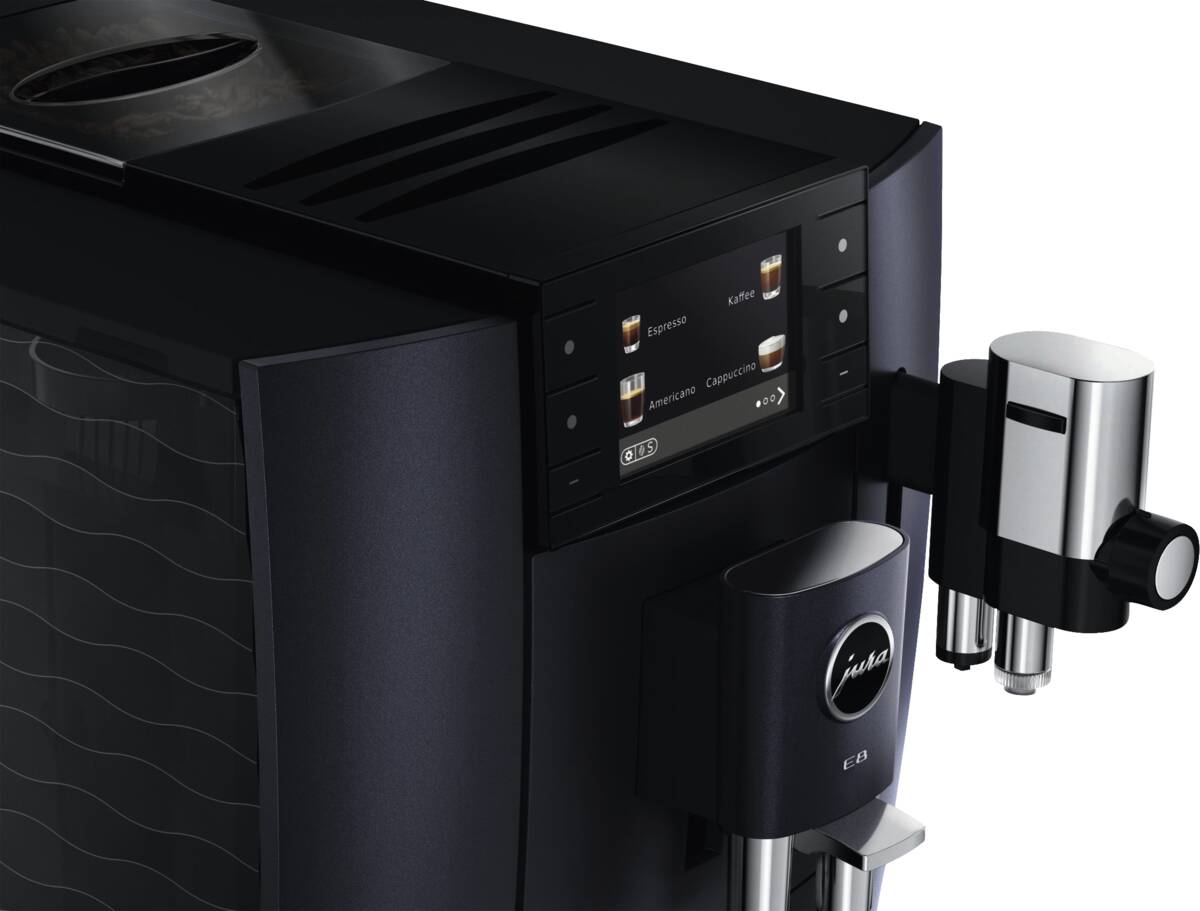 JURA E8 (ED) Cosmic Black Kaffeevollautomat Produktbild 6