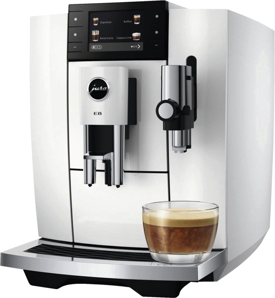 JURA E8 (ED) Pianowhite Kaffeevollautomat