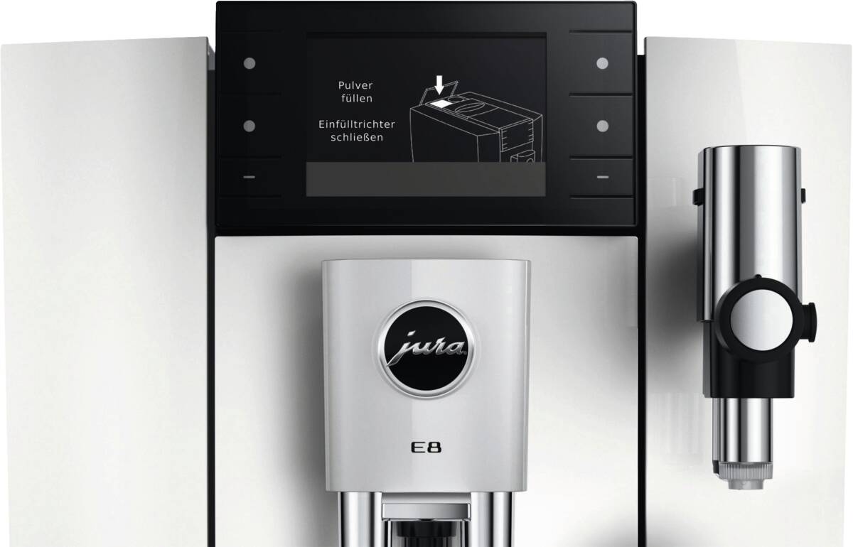 JURA E8 (ED) Pianowhite Kaffeevollautomat Produktbild 4