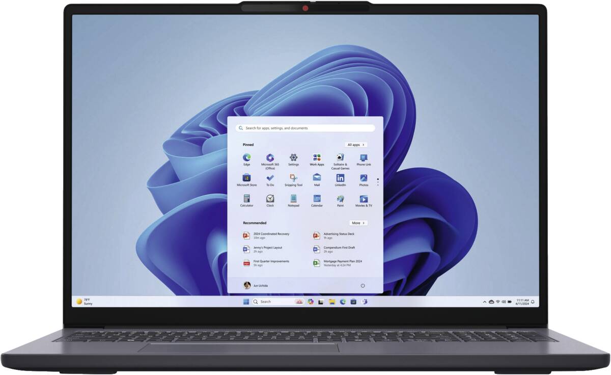Lenovo IdeaPad Slim 3 16ARP10 Lunagrau Notebook Produktbild 4