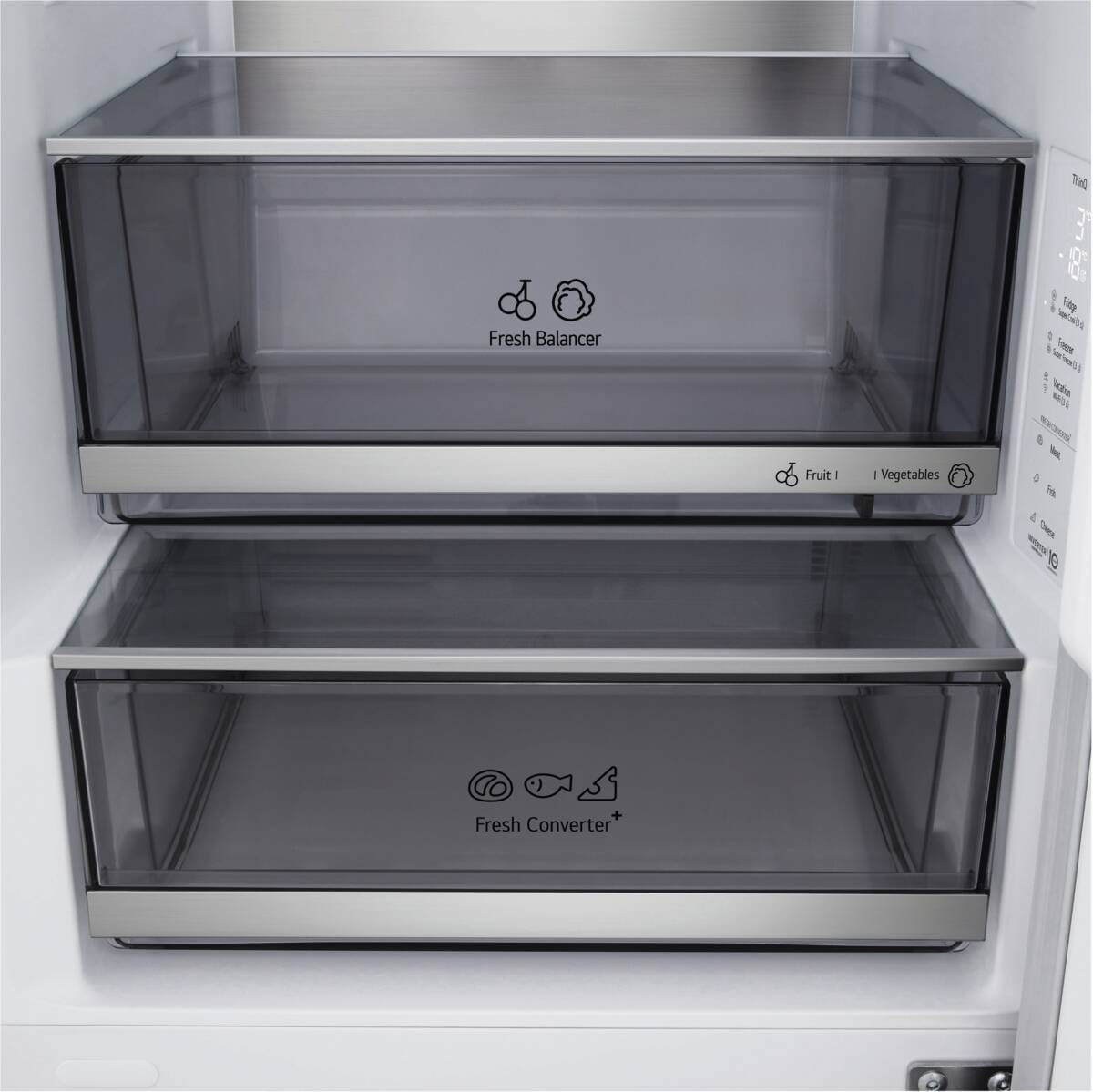 LG GBBS716ASW Kühl-Gefrierkombination Weiß Produktbild 5