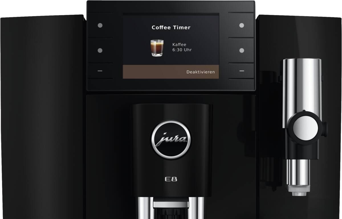 JURA E8 (ED) Piano Black Kaffeevollautomat Produktbild 5