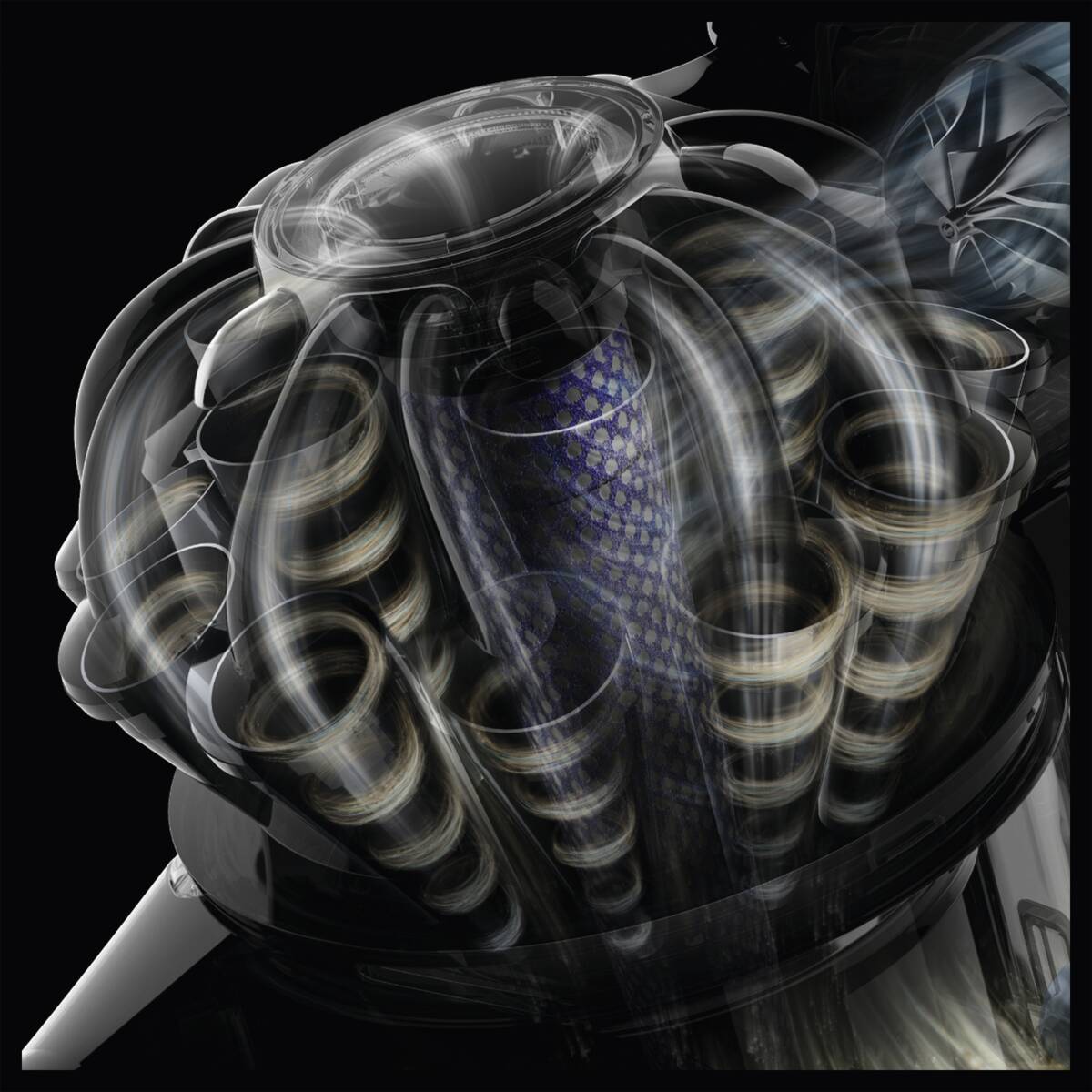 Dyson V8 Cyclone Schwarz-Grün Staubsauger Produktbild 5